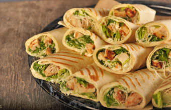 Wraps platter